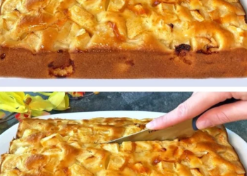 Viele, viele Äpfel! Der einfachste Apfelkuchen, der auf der Zunge zergeht!