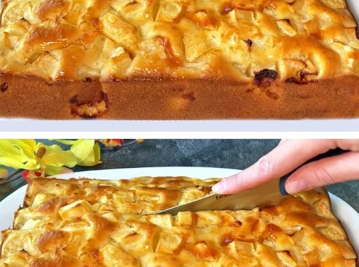 Viele, viele Äpfel! Der einfachste Apfelkuchen, der auf der Zunge zergeht!