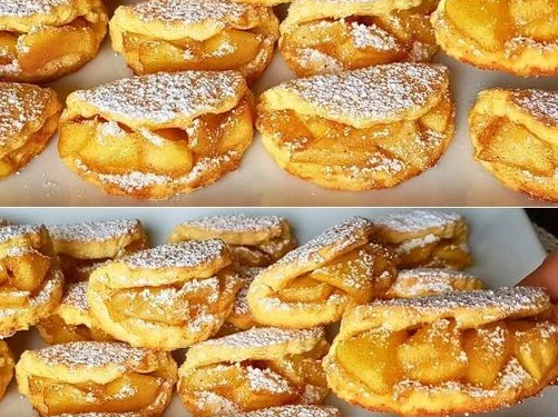 Köstliche, zartschmelzende Kekse mit nur 1 Apfel und 1 Ei!