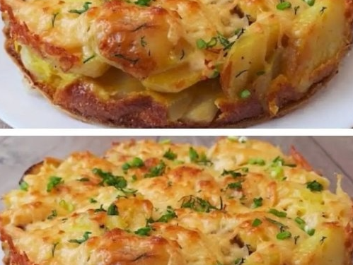 Einzigartiges und anderes Kartoffelomelett