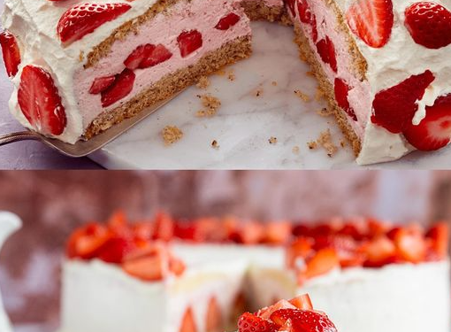 Quark-Sahne-Erdbeertorte