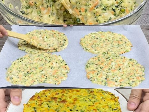 Gebackene Zucchini-Pizzen