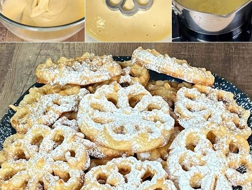 das Rezept für süße Pfannkuchen