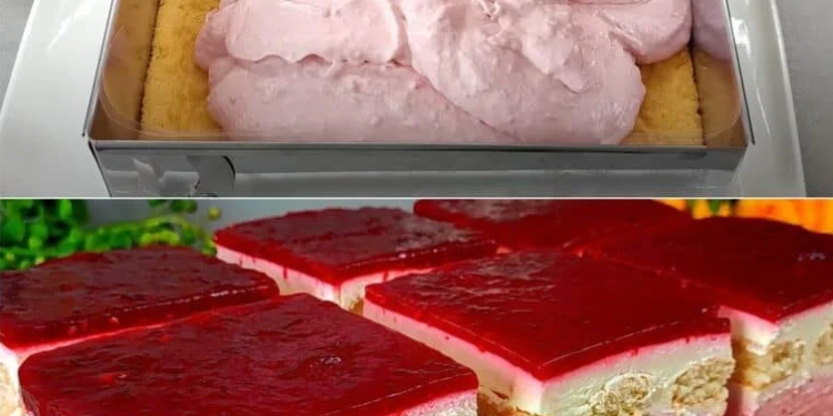 Das beliebteste Dessert dieses Frühlings. Himbeer-Tiramisu Kuchen, der auf der Zunge zergeht