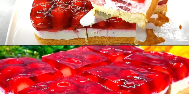 Der berühmteste Erdbeerkuchen, der auf der Zunge zergeht – Unglaublich leckerer Kuchen in 15 Minuten!