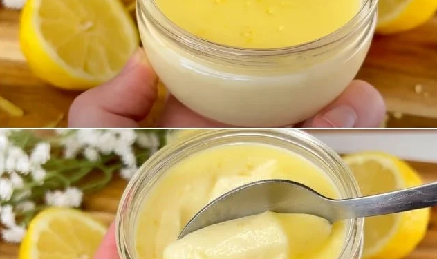 Zitronencreme: keine Eier, keine Stärke, kein Mehl! 3 Zutaten