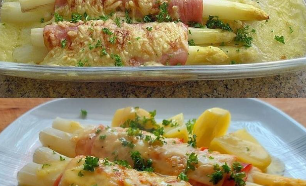 Spargel aus dem Ofen