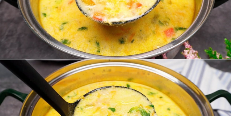 Ich koche diese Gemüsesuppe fast jeden Tag zum Essen