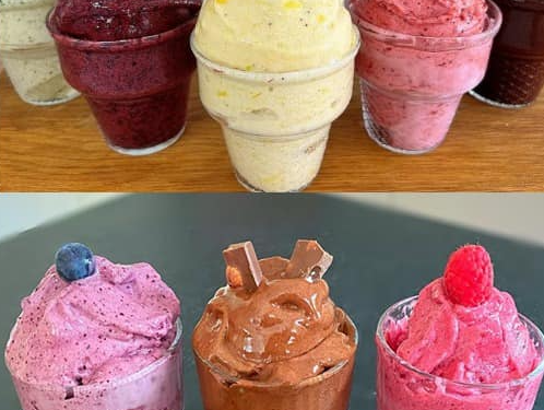 Zuckerfreies Eis! Keine Milch! Nur 2 Zutaten! In 1 Minute