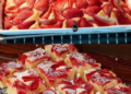 Der ist sauleckeeer, Erdbeerkuchen 5 Minuten bereit für den Ofen
