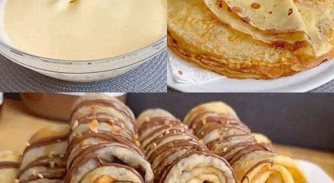 Absolut leckeeer, Quark Pfannkuchen mit Zimtzucker ohne Mehl