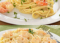 Spaghetti mit scharfer Garnelen – Sahne – Soße