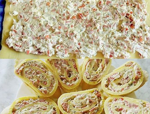 Pikante Käseröllchen