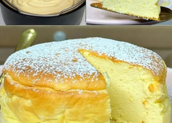 Wolkenkuchen mit Joghurt