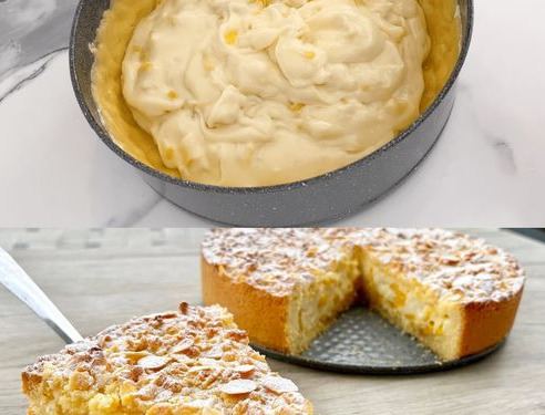 Pfirsich Sahnekuchen