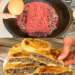 Hammermässig lecker und einfach zubereitet! Fladen gefüllt mit Hackfleisch richtig zum Sattessen !