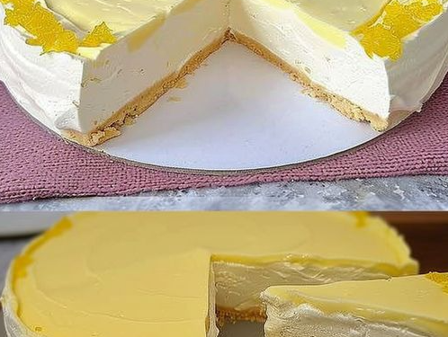 Zitronen Joghurt Torte ohne Schnickschnack mit 300 g Quark