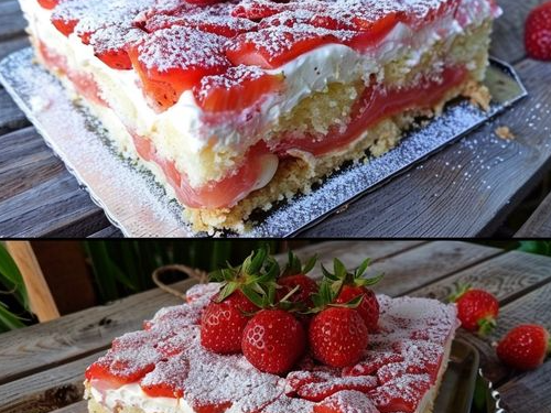 Erdbeer Fanta Kuchen in 10 Minuten schon im Ofen