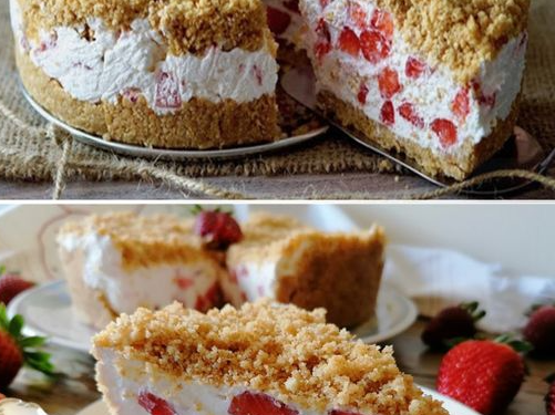 Erdbeerkuchen ohne Backen der beste das ich in letzte Zeit gemacht habe