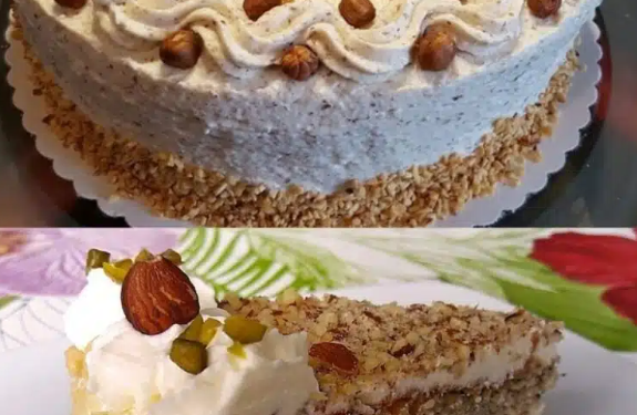 Die ist ein Traum Sahne Nusstorte die einfach immer gelingt