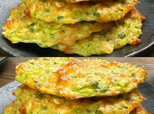 Zucchini-Puffer mit Haferflocken