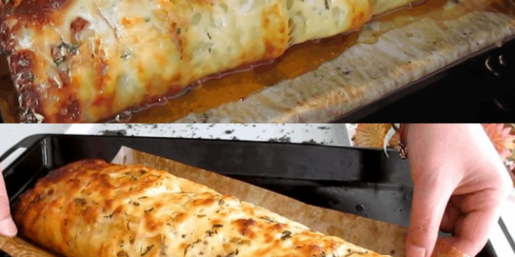 Hackfleisch Käse Rolle