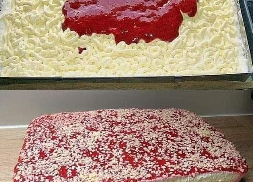 Spaghettieis Blechkuchen Rezept