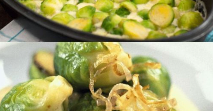 Mhmm passt perfekt gerade jetzt! – Rosenkohl in Frischkäse Senfsauce