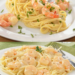 Spaghetti mit scharfer Garnelen – Sahne – Soße
