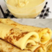 Quark Pfannkuchen mit Pudding ohne Mehl in 4 Minuten