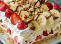 Bananensplit Torte ohne backen mit 500g Frischkase