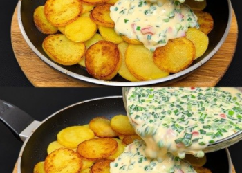 Meine Großmutter hat mir dieses Gericht beigebracht 2 Kartoffeln und Käse