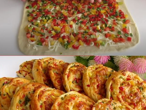 Ich backe es seit Jahren mit 2 Packung Blätterteig