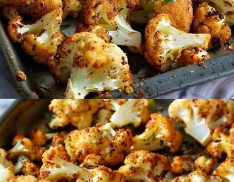 Knuspriger Blumenkohl mit Reibekäse und 20 Minuten Backzeit