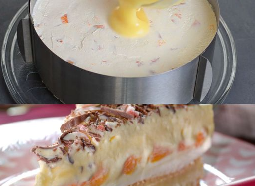Erfrischende Calypso Torte mit 2 Dosen Mandarinen und 2 Becher Schmand