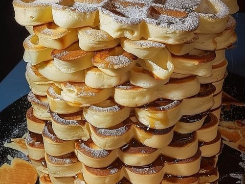 Belgische Vanille Joghurt Waffeln 250 g Joghurt in 2 Minuten