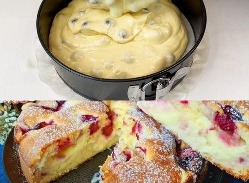 Megaleckerer Joghurt Kirschkuchen in 5 Minuten zubereitet!