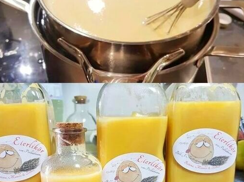 Schmeckt dermassen gut, Eierlikör mit 300 ml Sahne