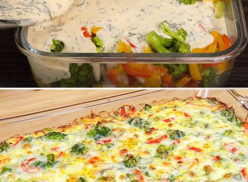 Brokkoli Käse Auflauf 100x besser als Fleisch in 20 Minuten gebacken