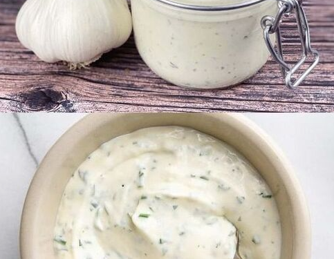 Knoblauchsauce in 3 Minuten wie von Oma