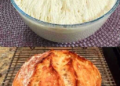 Brot ohne Kneten mit 3 Tassen Mehl
