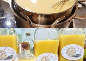 Schmeckt dermassen gut, Eierlikör mit 300 ml Sahne