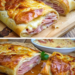 Gefüllter Blätterteigstrudel mit Schinken und Käse in 10 Minuten
