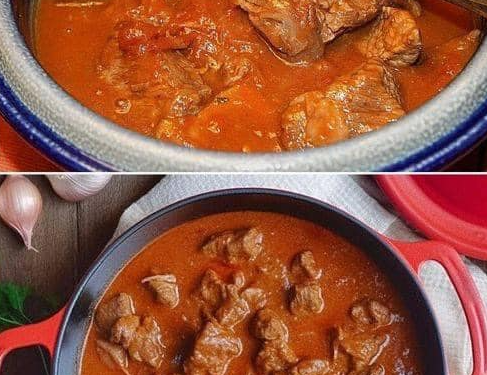 Omas Uraltes Gulasch Rezept mit 1 kg Rindfleisch absolut Klasse