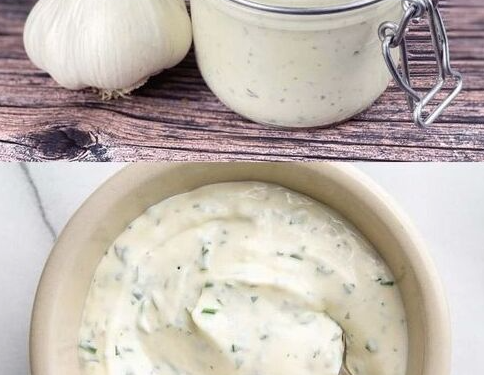 Knoblauchsauce in 3 Minuten wie von Oma