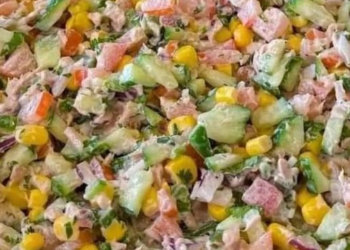Thunfischsalat mit 1 Dose Mais, ich bin in ihn verliebt!