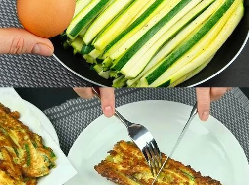 Fur mich besser als Fleisch, Zucchini mit 100 g Parmesankäse