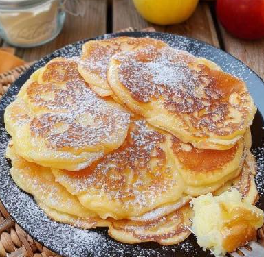 3 Minuten Apfel Joghurt Pfannkuchen die machen mich verrückt!