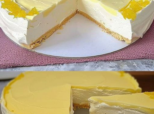 Zitronen Joghurt Torte ohne Schnickschnack mit 300 g Quark