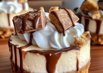 🍫 Mini Kinder Cheesecakes 🧁